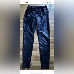 Aritzia Wilfred Daria Vegan Leather High Waist Sz Large L